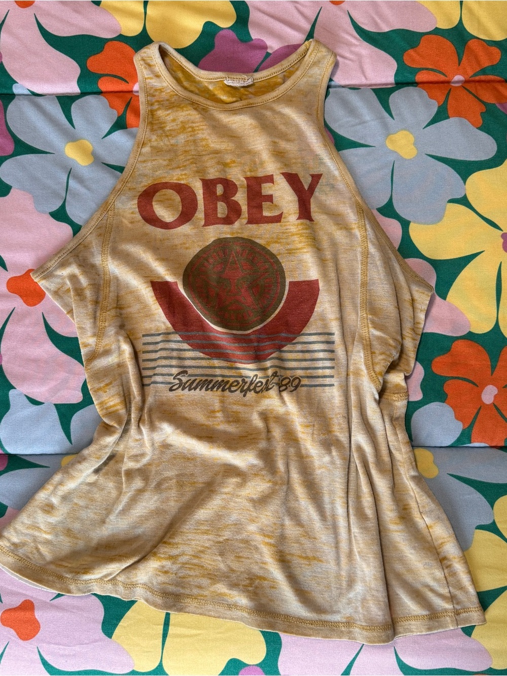 Obey Women’s Paper Thin Graphic Tank